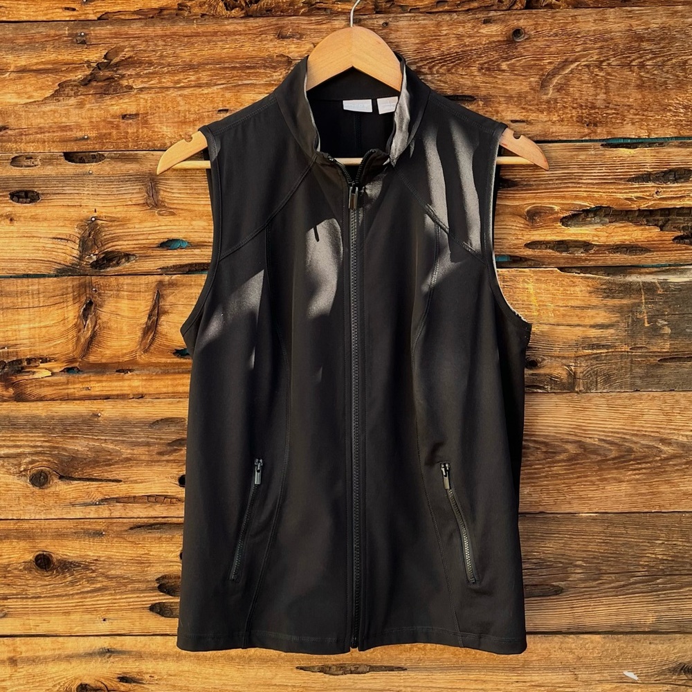 CHICO’S | Black Sleeveless Vest 8/10